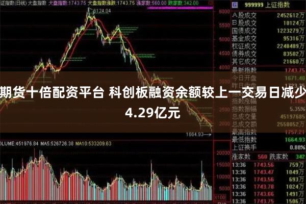 期货十倍配资平台 科创板融资余额较上一交易日减少4.29亿元